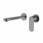 Sora SS Gun Metal Wall Basin Mixer Or Bath Mixer With Separate Back Plate Sora SS Gun Metal Wall Basin Mixer Or Bath Mixer With Separate Back Plate